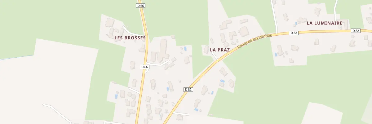 Plan du 264 Rte de la Dombes à Ambérieux-en-Dombes
