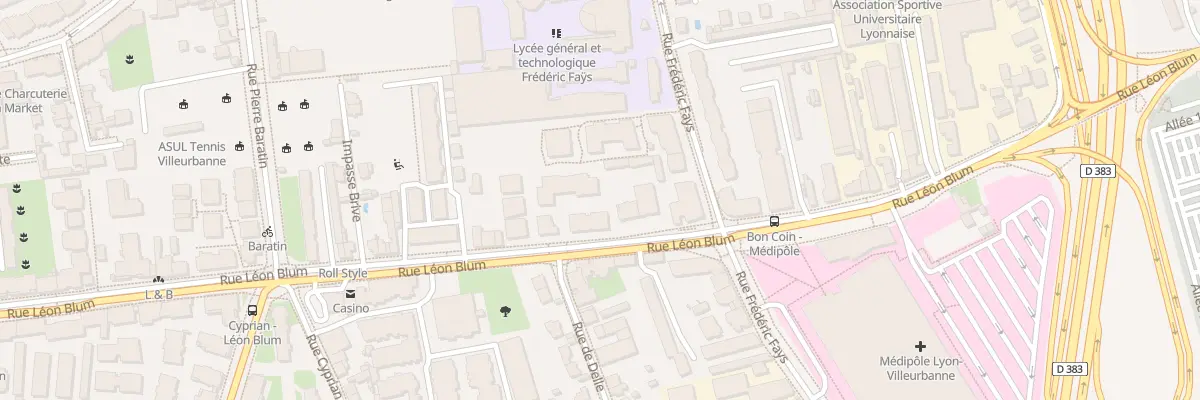 Plan du 147 Rue Léon Blum à Villeurbanne