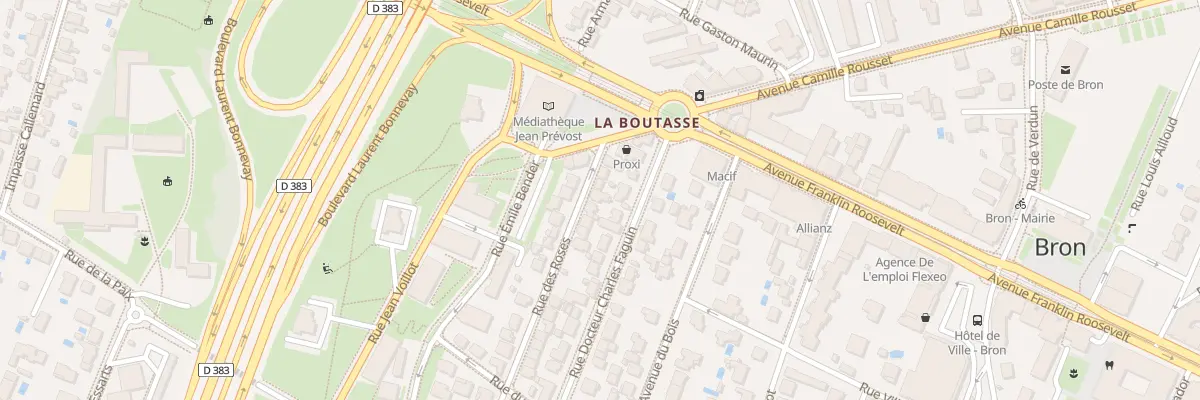 Plan du 7 Rue des Roses à Bron