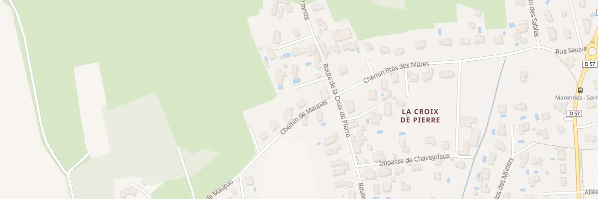 Plan du 5315 Maupas à Marennes