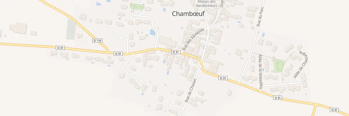 Plan du 13 Rue des Nouroys à Chambœuf