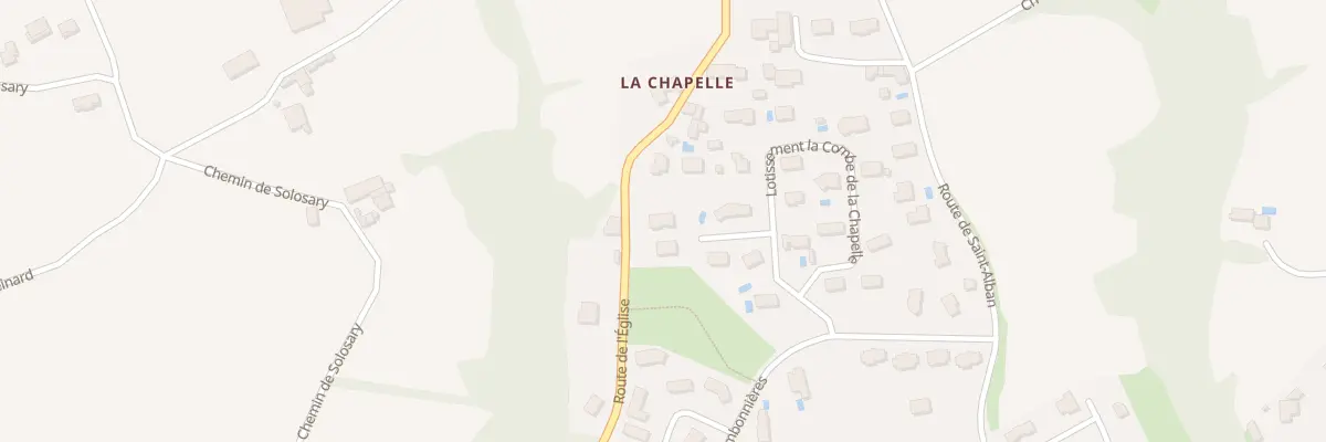 Plan du 9 Lot la Combe de la Chapelle à La Chapelle-de-Surieu