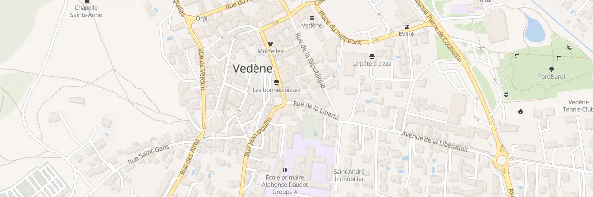 Plan du 82 Rue de la Liberté à Vedène
