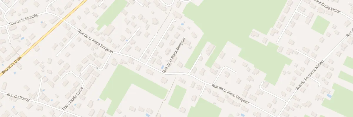 Plan du 25 Rue de la Pièce Bonjean à Saint-Marcel