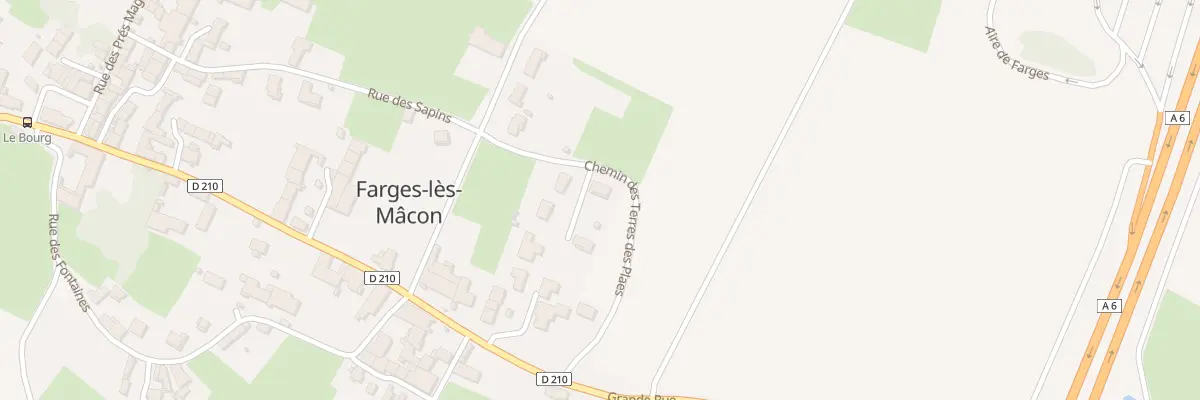 Plan du 1 Imp des Pivoines à Farges-lès-Mâcon