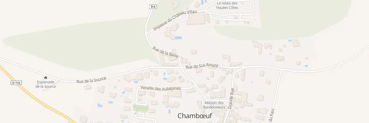 Plan du 2 Rue de la Barre à Chambœuf