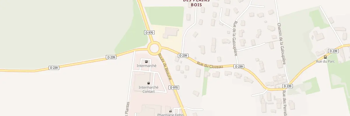 Plan du 2A Rue du Clozeau à Saint-Loup-Géanges
