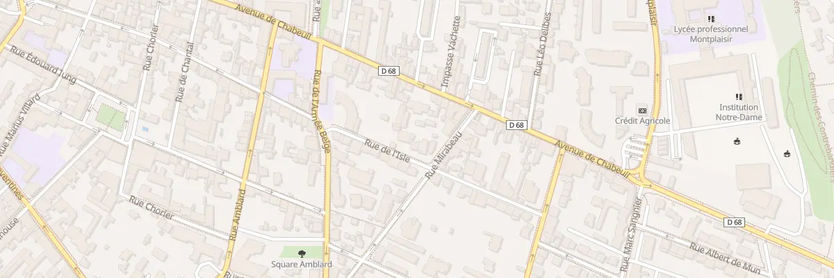 Plan du 65 Rue de l’Isle à Valence