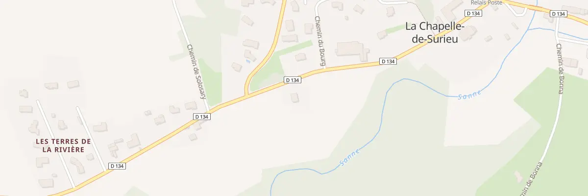 Plan du 43 Rte de Roussillon à La Chapelle-de-Surieu