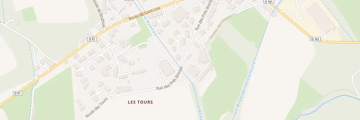 Plan du 1 Lot Les Primeveres à Saint-Jean-de-Galaure