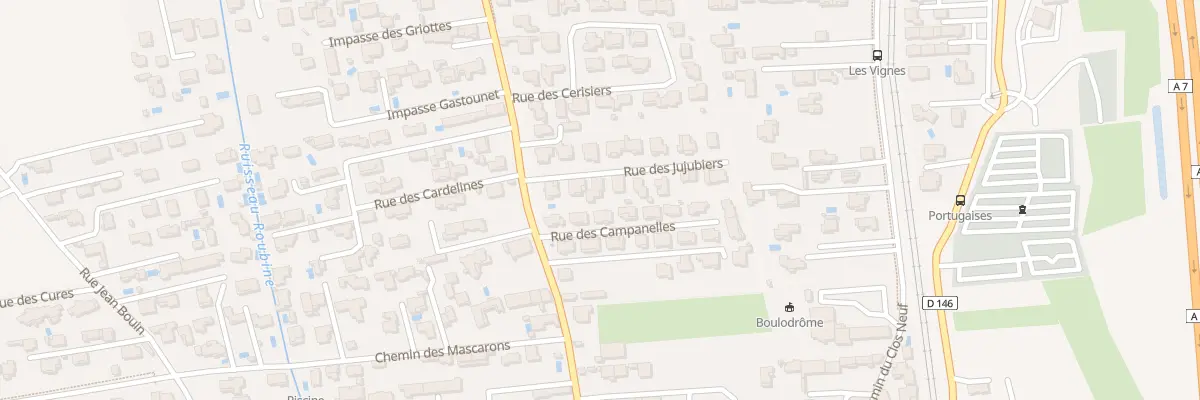 Plan du 6 Rue des Jujubiers à Morières-lès-Avignon