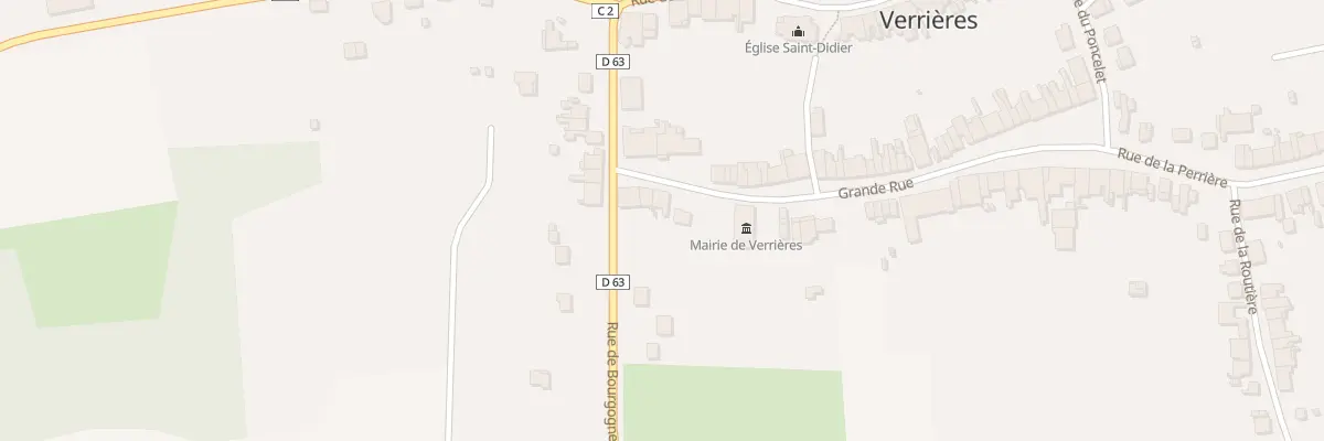 Plan du 6 Grande Rue à Verrières