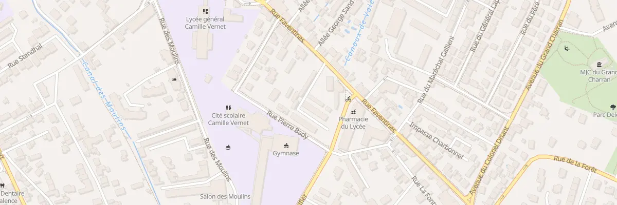 Plan du 176 Rue Faventines à Valence