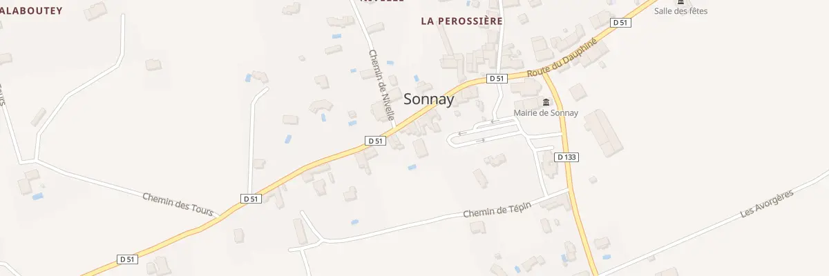 Plan du 5051 Tepin à Sonnay