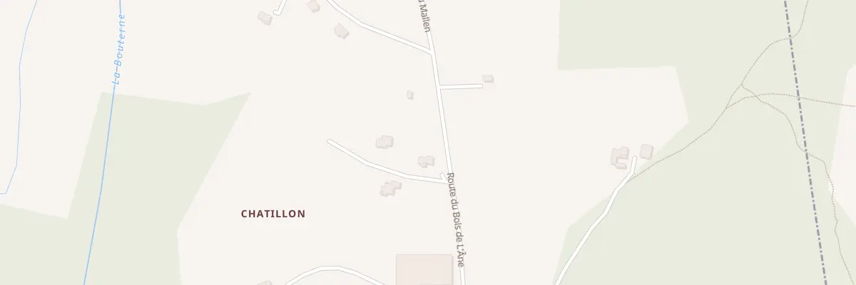 Plan du 1075A Rte du Bois de l’Âne à Chantemerle-les-Blés