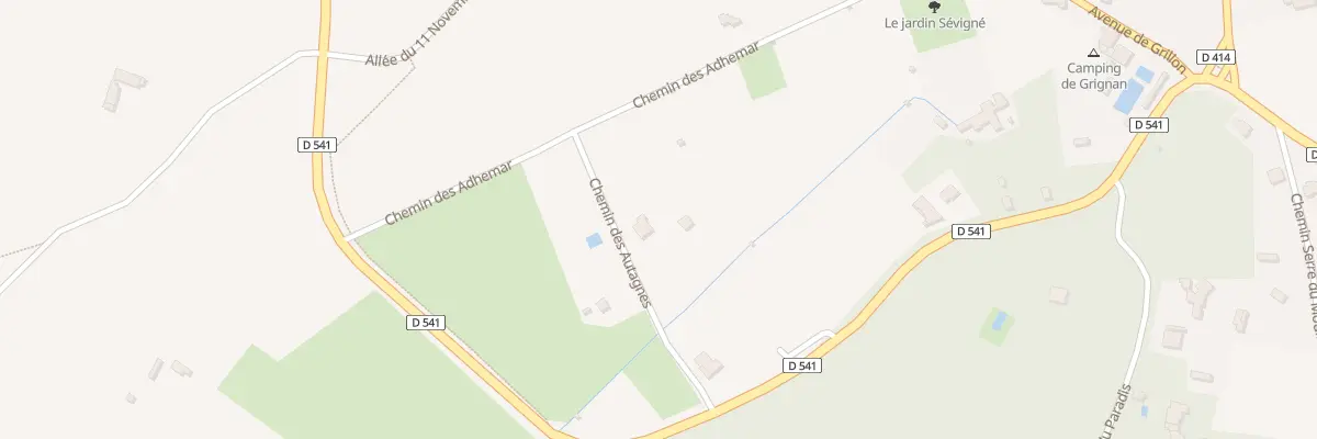 Plan du 5250A Eautagne du Cours à Grignan