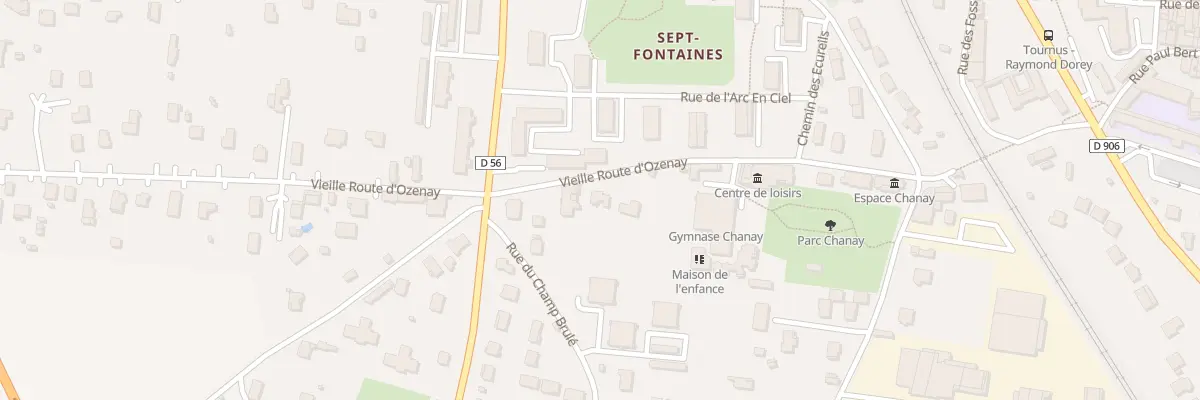 Plan du 269 Vieille Route d’Ozenay à Tournus