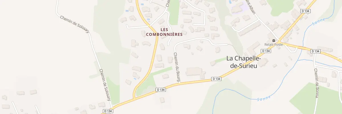 Plan du 1 Lot les Acacias à La Chapelle-de-Surieu