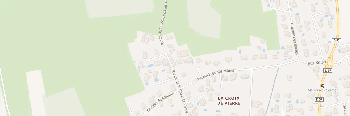 Plan du 5183 Pres des Mures à Marennes