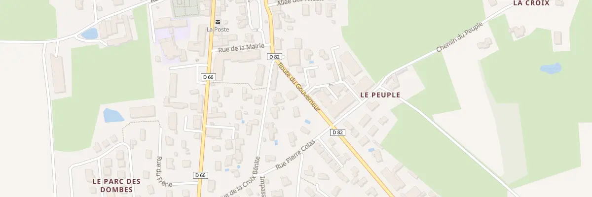 Plan du 59 Rte du Gouverneur à Ambérieux-en-Dombes