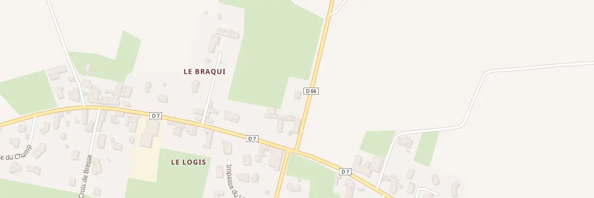 Plan du 67 Rte de la Bresse à Dompierre-sur-Chalaronne
