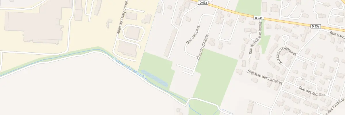 Plan du 144 Rue des lilas à Allex