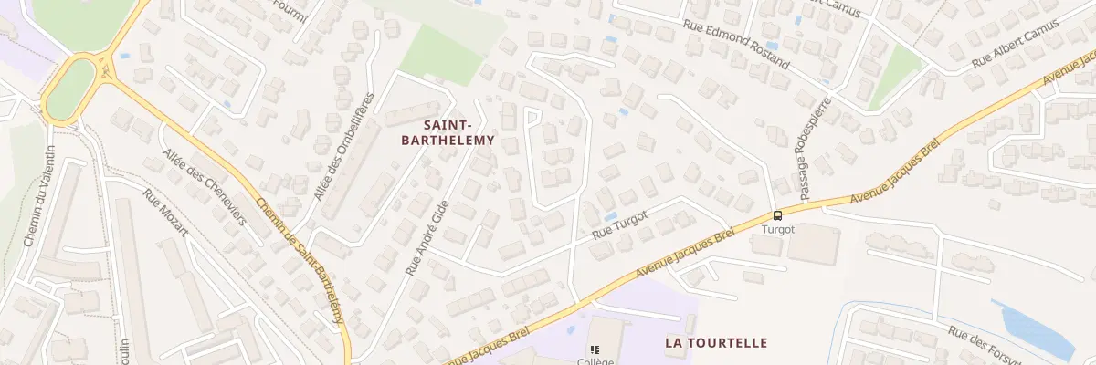 Plan du 7 Rue Colbert à Bourg-lès-Valence