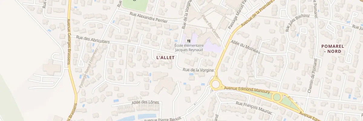Plan du 140 Rue de la Vorgine à Bourg-lès-Valence