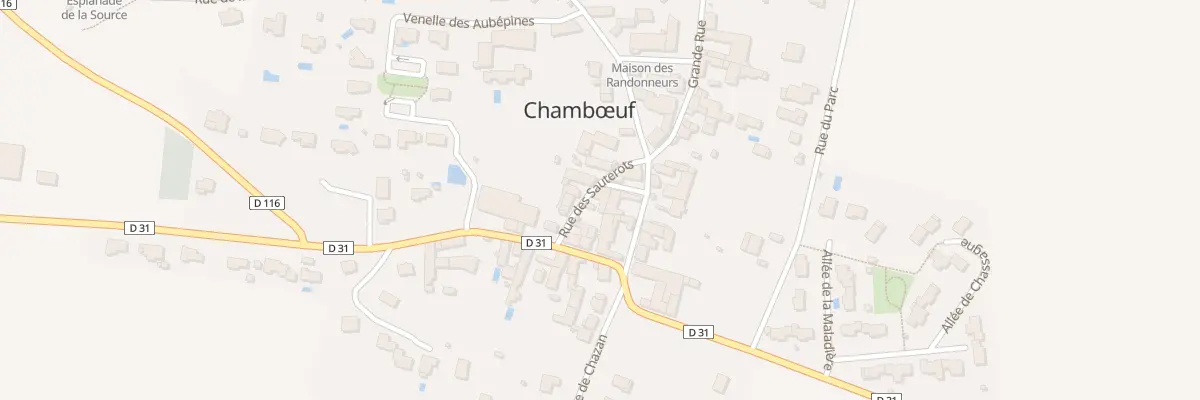 Plan du 3 Rue Traversière à Chambœuf