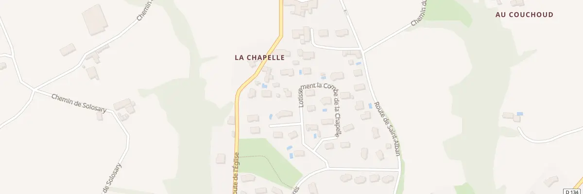 Plan du 13 Lot la Combe de la Chapelle à La Chapelle-de-Surieu