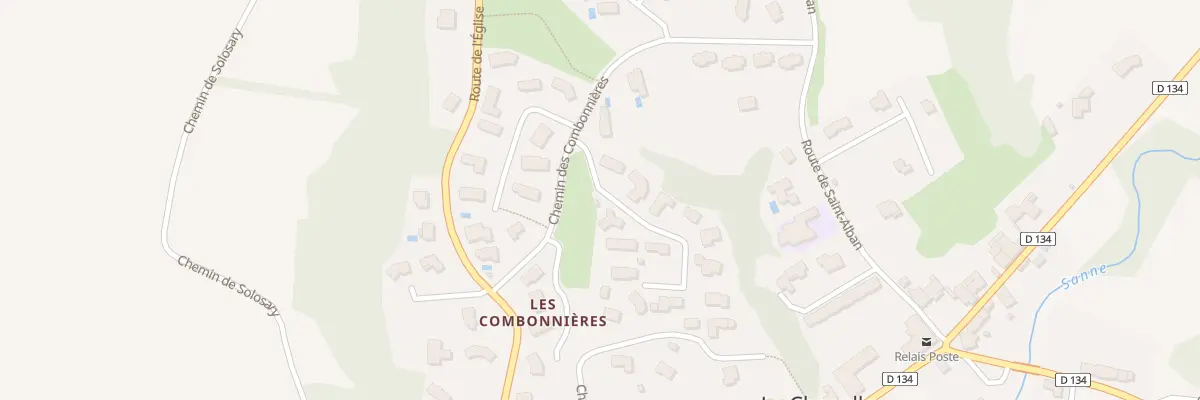 Plan du 14 Lot les Combonnieres à La Chapelle-de-Surieu