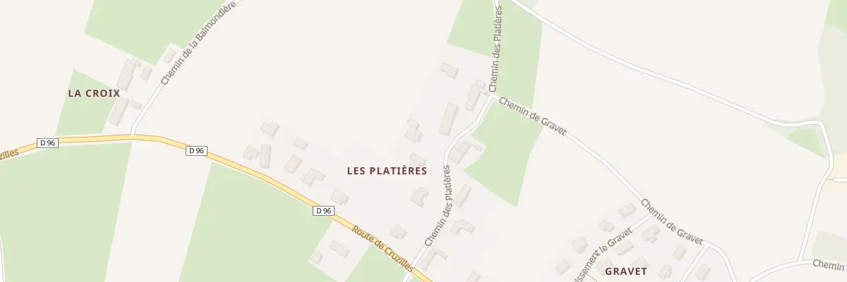 Plan du 139 Che des Platières à Saint-André-d’Huiriat