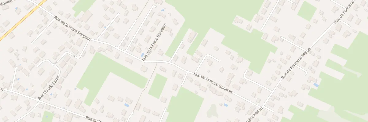 Plan du 33 Rue de la Pièce Bonjean à Saint-Marcel