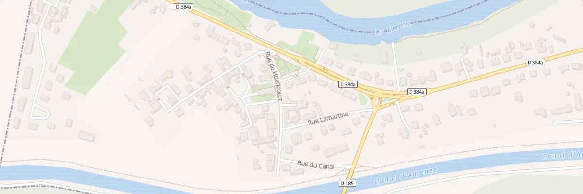 Plan du 1 Rue de Hoericourt à Valcourt