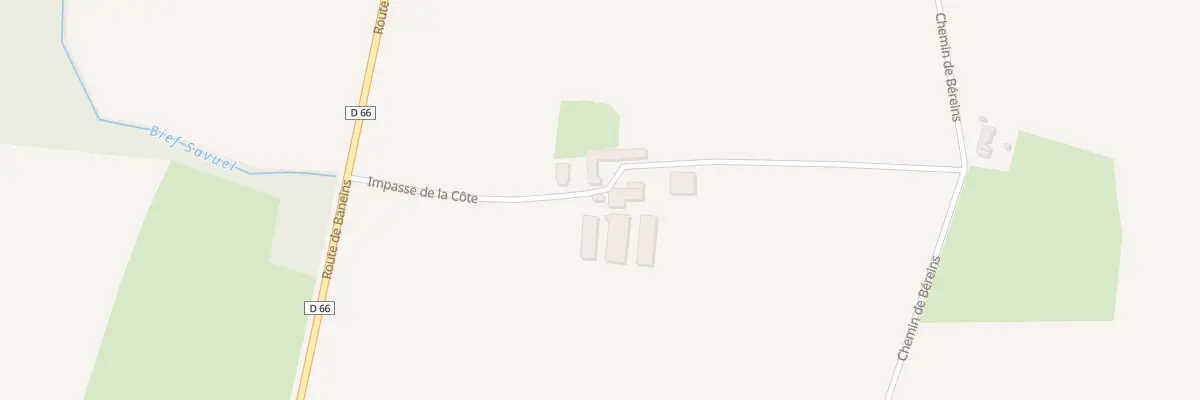 Plan du 221 Imp de la Côte à Saint-Trivier-sur-Moignans