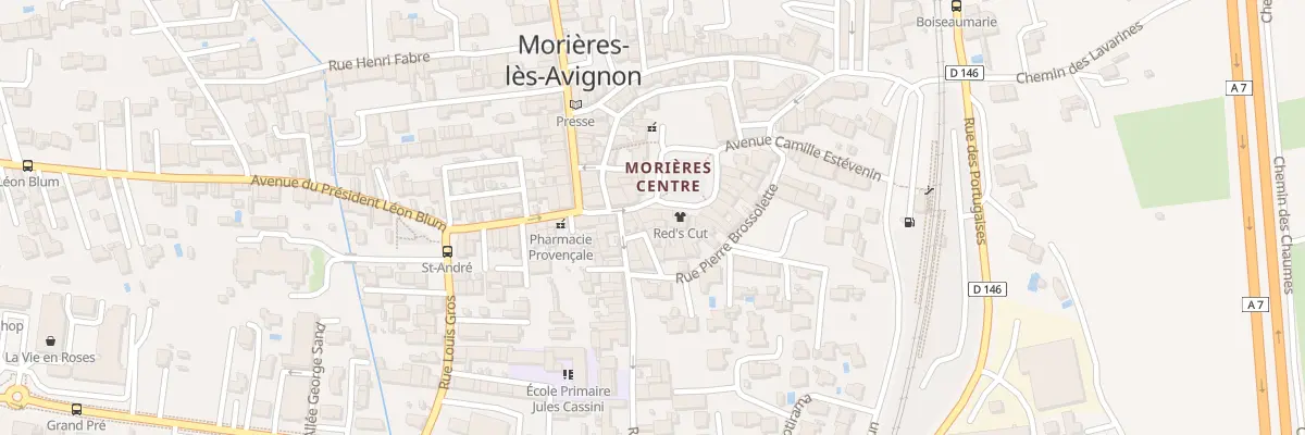 Plan du 111 Pl de la Liberte à Morières-lès-Avignon