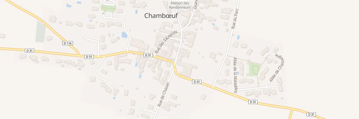 Plan du 4 Grande Rue à Chambœuf