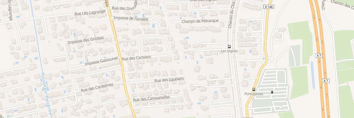 Plan du 13 Rue des Cerisiers à Morières-lès-Avignon