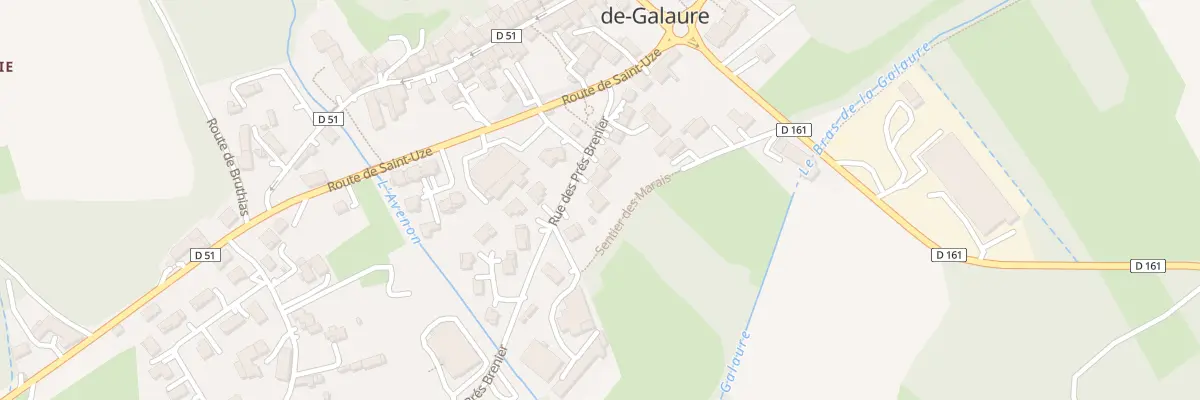 Plan du 85 Rue des Prés Brenier à Saint-Jean-de-Galaure