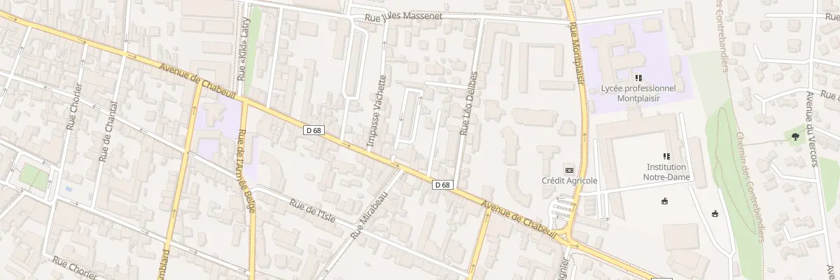 Plan du 137 Av de Chabeuil à Valence