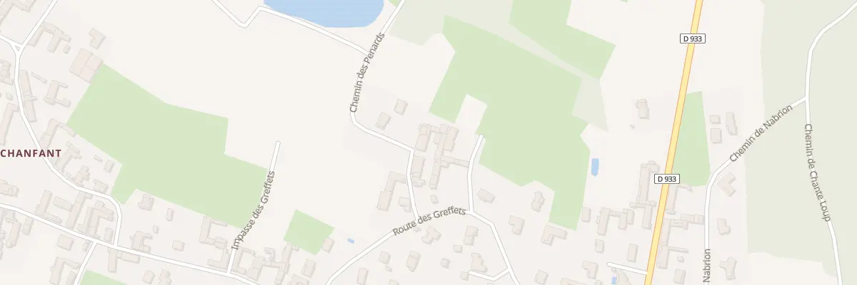 Plan du 5321 Les Penards à Manziat