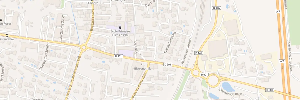 Plan du 1 Rue du Lotirama à Morières-lès-Avignon