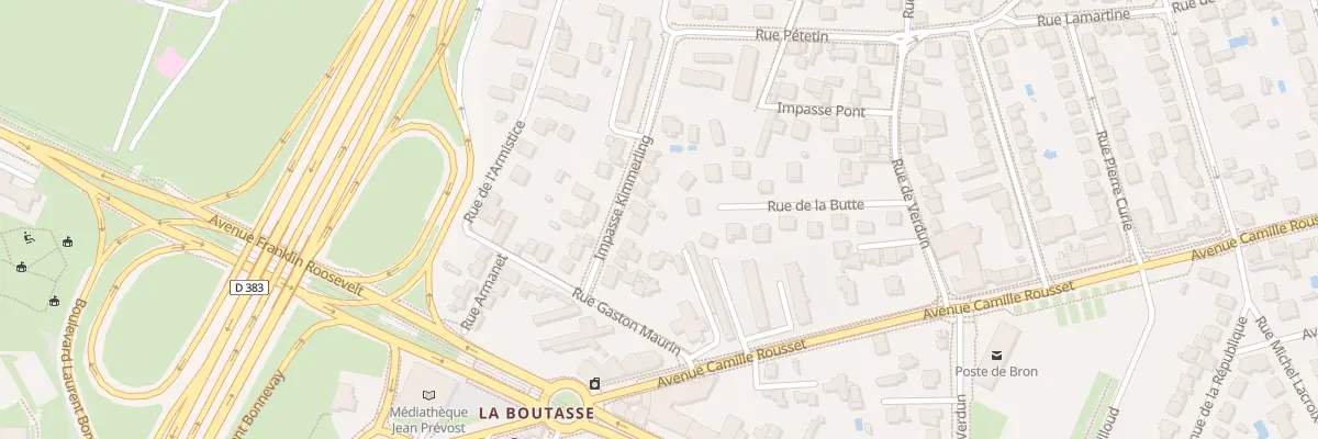 Plan du 8 Imp Kimmerling à Bron