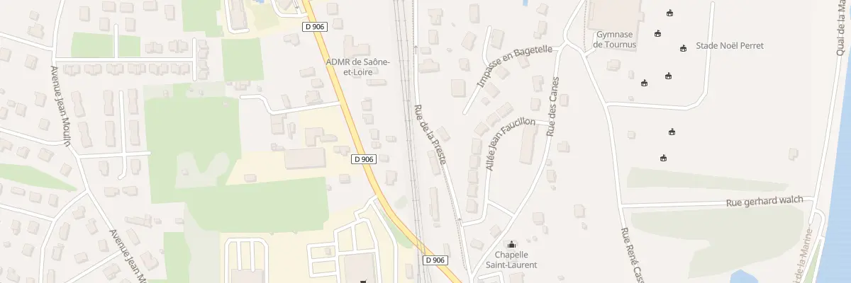 Plan du 141 Rue de la Preste à Tournus