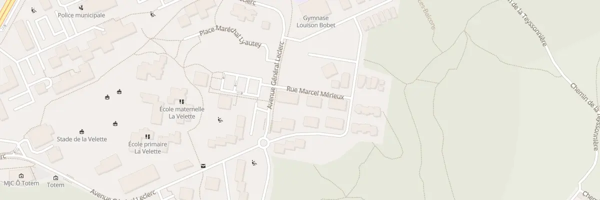 Plan du 20 Rue Marcel Mérieux à Rillieux-la-Pape