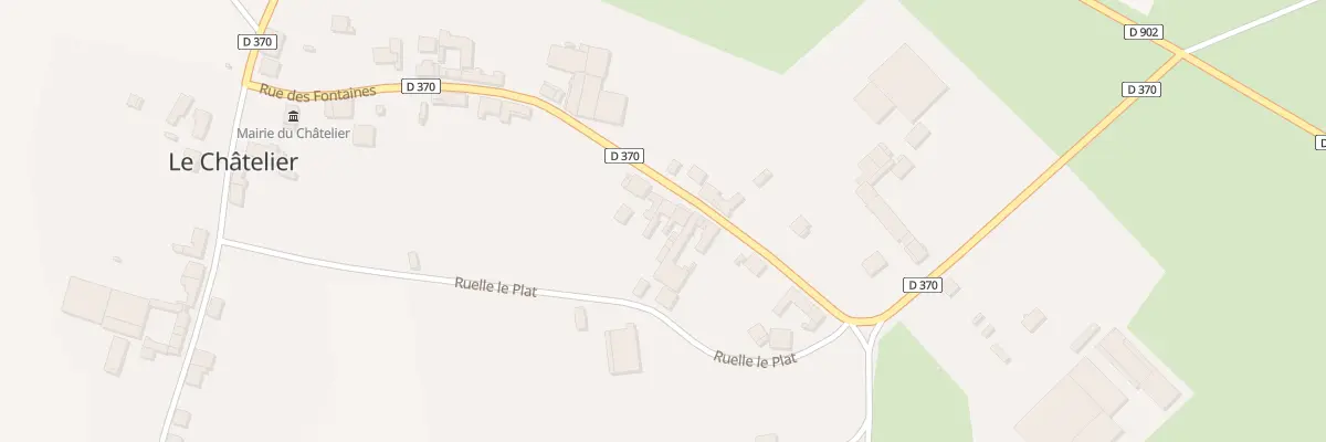 Plan du 32 Rue des Fontaines au Châtelier