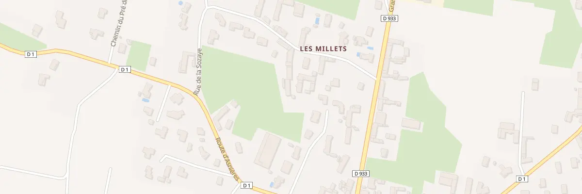 Plan du 145 Rue des Millets à Manziat