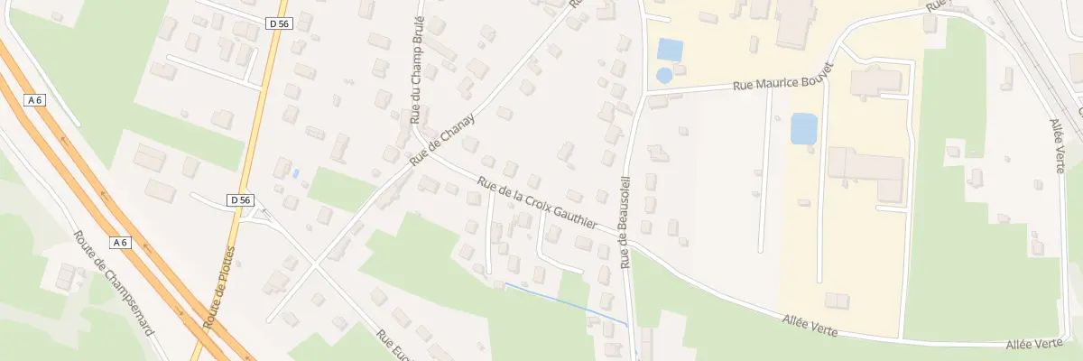Plan du 7 Rue de la Croix Gauthier à Tournus