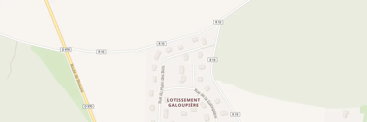 Plan du 19 Rue de la Galoupiere à Saint-Loup-Géanges