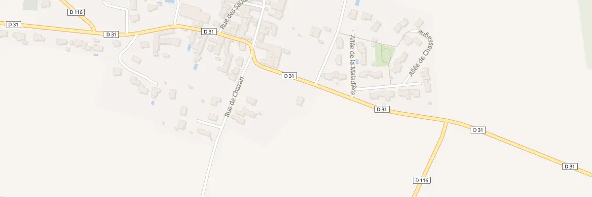 Plan du 6 Rue de la Combe Lavaux à Chambœuf